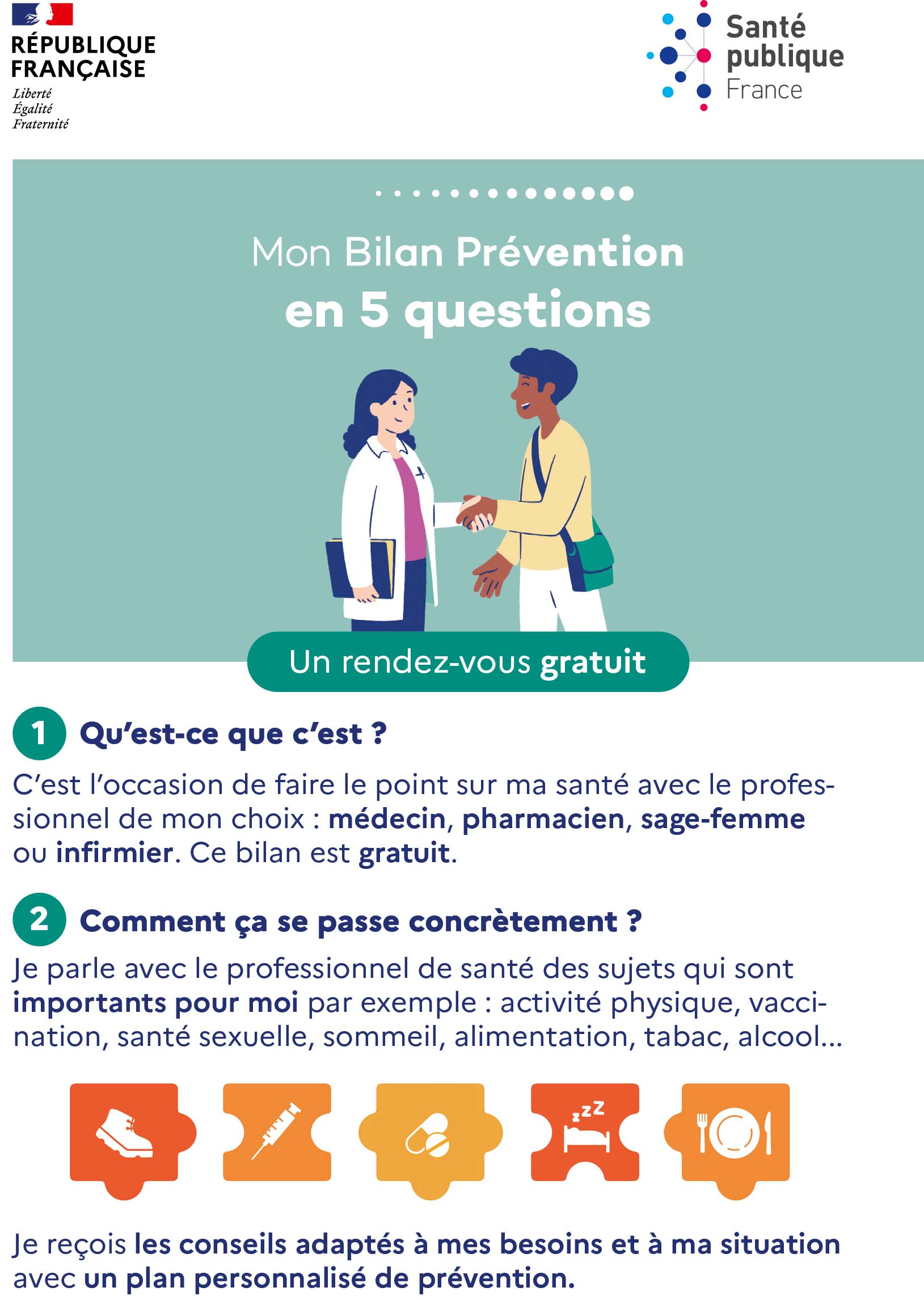 Mon bilan prévention en 5 questions